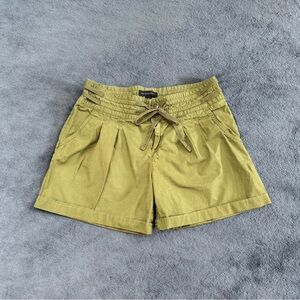 Banana Republic Army Green Relaxed Fit Drawstring Cargo Shorts